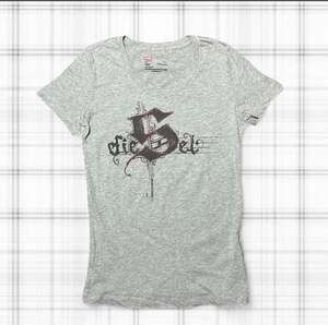 Diesel Vintage Y2K Archive Gorpcore Gothic Logo T-Shirt Size S women’s